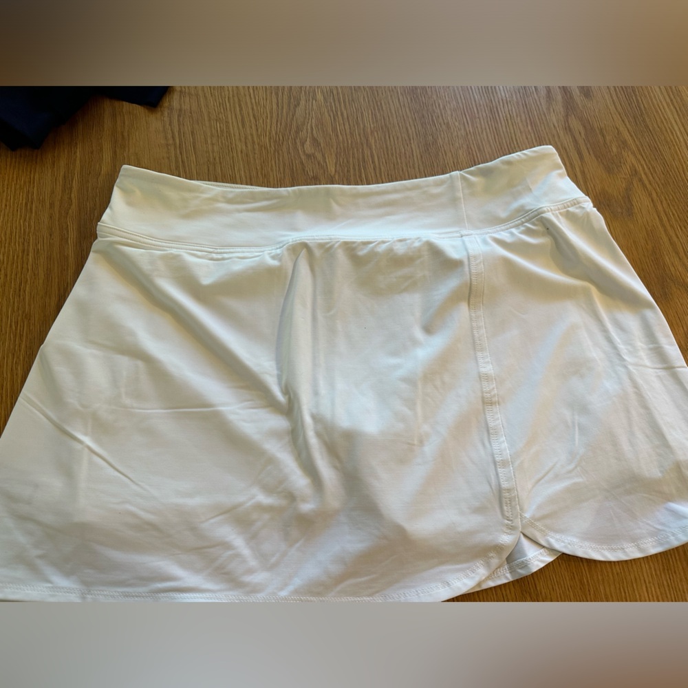 NEW with tags. Lija all white tennis skirt.